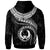 Pohnpei Polynesian Custom Hoodie Pohnpei Waves (White) - Polynesian Pride