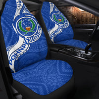 Pohnpei Car Seat Covers - Micronesia Pride Blue - LT12 - Polynesian Pride
