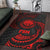 FSM Polynesian Area Rug - Red Tribal Wave - Polynesian Pride