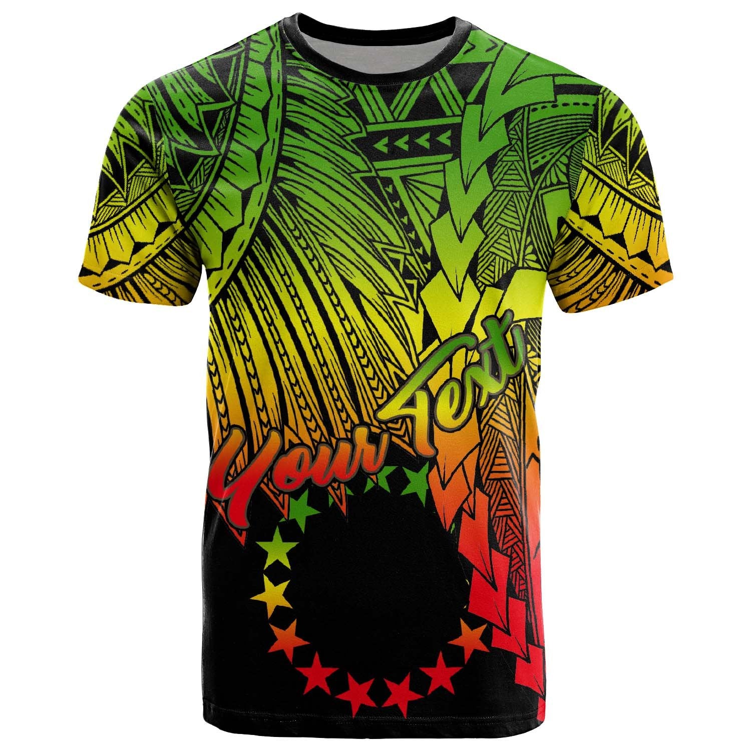 Cook Islands Polynesian Custom T Shirt Tribal Wave Tattoo Reggae Unisex Reggae - Polynesian Pride