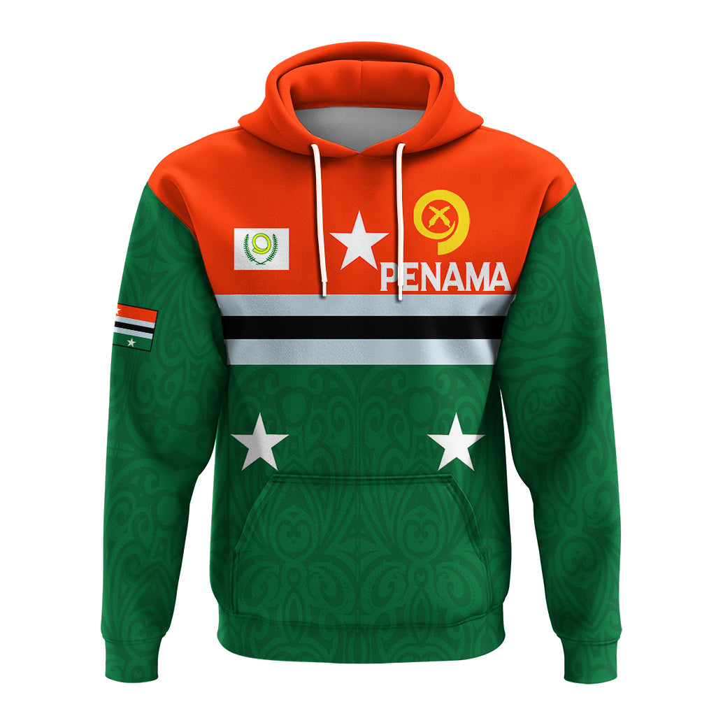 Custom Vanuatu Penama Province Hoodie Flag Style LT12 - Polynesian Pride