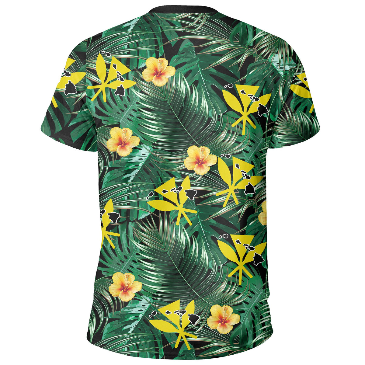 Hawaii Map Kanaka Tropical Summer Style T Shirt - Polynesian Pride