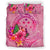 Kosrae Polynesian Bedding Set - Floral With Seal Pink - Polynesian Pride