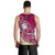 Fiji Men's Tank Top - Turtle Plumeria (Pink) - Polynesian Pride