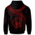 Polynesian Samoa Custom Zip up Hoodie Samoan Waves (Red) - Polynesian Pride