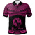 Tonga Custom Polo Shirt Polynesian Tattoo Pink Version Unisex Pink - Polynesian Pride