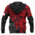 Tahiti Polynesian Hoodie (Zip up) Red Turtle - Polynesian Pride