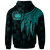 Samoa Custom Hoodie Polynesian Wings (Turquoise) - Polynesian Pride