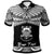 Tuvalu Custom Polo Shirt Polynesian Tattoo White Version Unisex White - Polynesian Pride