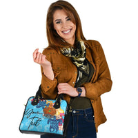 Papua New Guinea Custom Personalised Shoulder Handbag - Tropical Style - Polynesian Pride