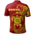 Hawaii Polynesian Custom Polo Shirt Vintage Polynesian Turtle (Red) - Polynesian Pride