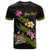 Fiji Polynesian Custom T Shirt Plumeria Tribal Unisex Black - Polynesian Pride