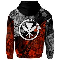 Polynesian Hawaii Kanaka Maoli Custom Hoodie Vintage Polynesian Style - Polynesian Pride