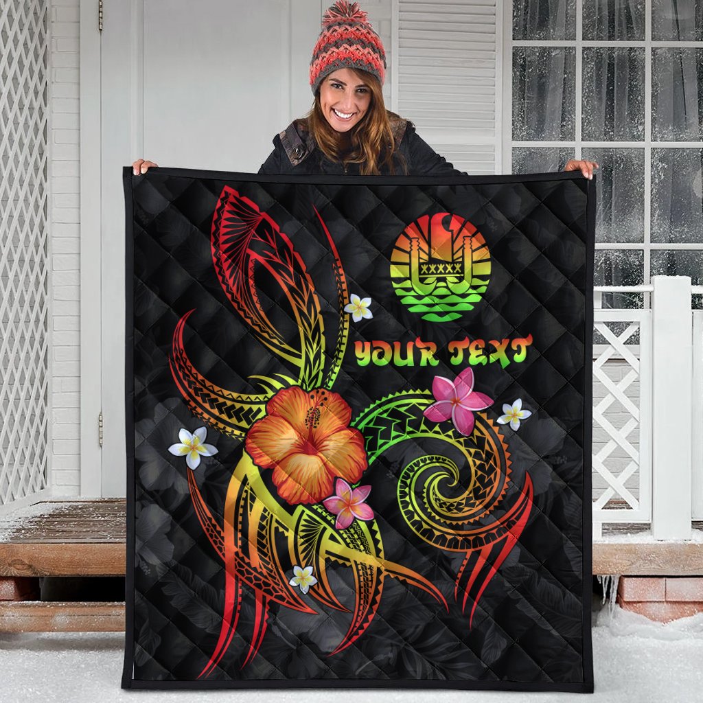 Polynesian Tahiti Personalised Premium Quilt - Legend of Tahiti (Reggae) - Polynesian Pride