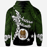Papua New Guinea Western Highlands Province Polynesian Zip Hoodie Tribal Wave Tattoo - Polynesian Pride