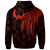 Pohnpei Custom Hoodie Polynesian Wings (Red) - Polynesian Pride