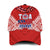 Toa Samoa Rugby Classic Cap Manu Siva Tau Style Ulafala Ver.07 LT13 Classic Cap Universal Fit Red - Polynesian Pride