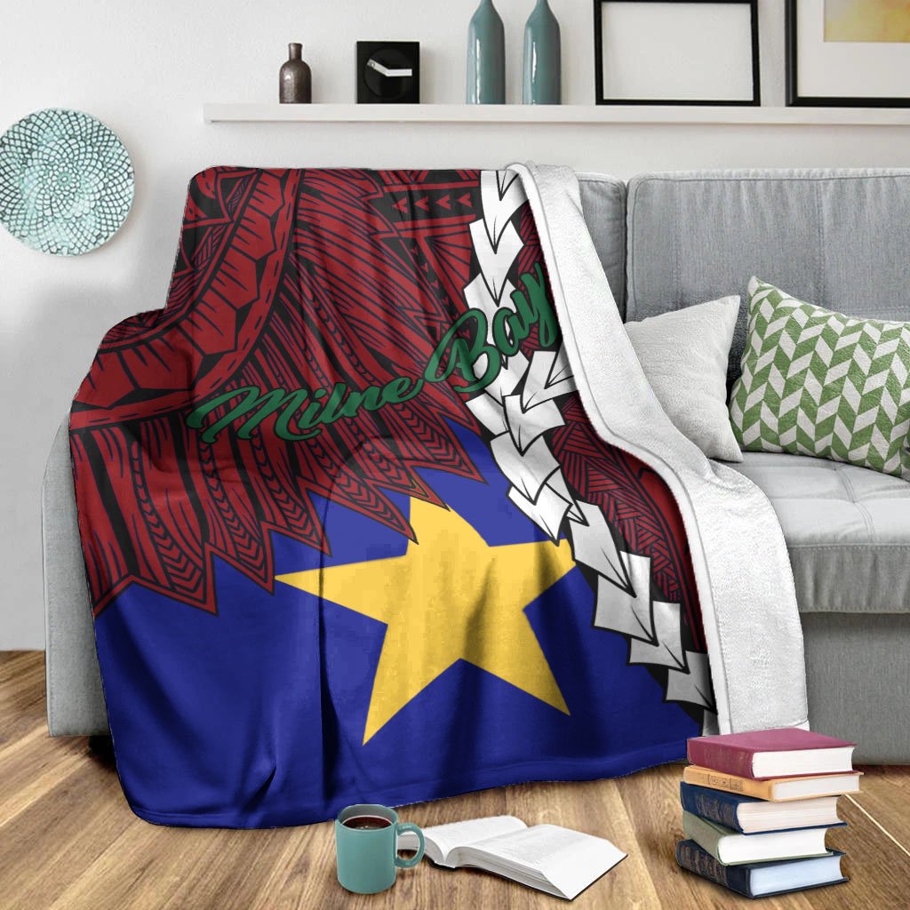 Papua New Guinea Milne Bay Province Polynesian Blanket - Tribal Wave Tattoo - Polynesian Pride