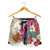 Papua New Guinea Women's Shorts - The Tropical Plumeria Flower Style - Polynesian Pride