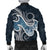 Cook Islands Polynesian Men's Bomber Jacket - Ocean Style - Polynesian Pride