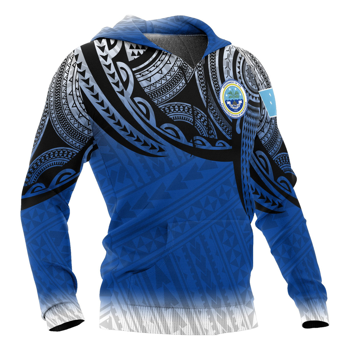 Federated States of Micronesia Hoodie Tattoo Pattern - Polynesian Pride