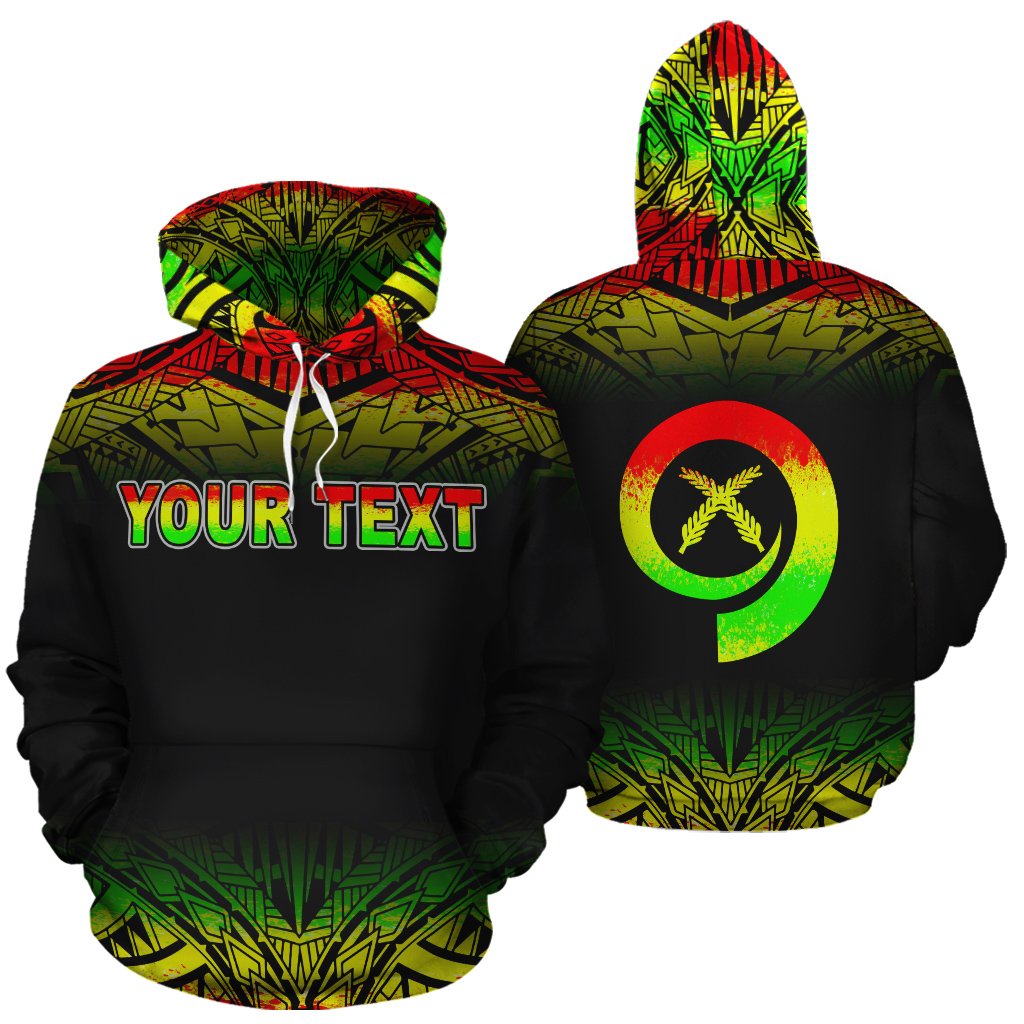 Vanuatu Polynesian Custom Hoodie Reggae Fog Unisex Reggae - Polynesian Pride