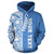 Kosrae Polynesian Custom Hoodie Blue Line - Polynesian Pride