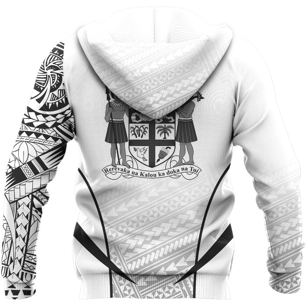 Fiji Hoodie Fiji Flag Polynesian Tattoo Special - Polynesian Pride