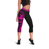 Pohnpei Rising Capris (Pink) A6 - Polynesian Pride