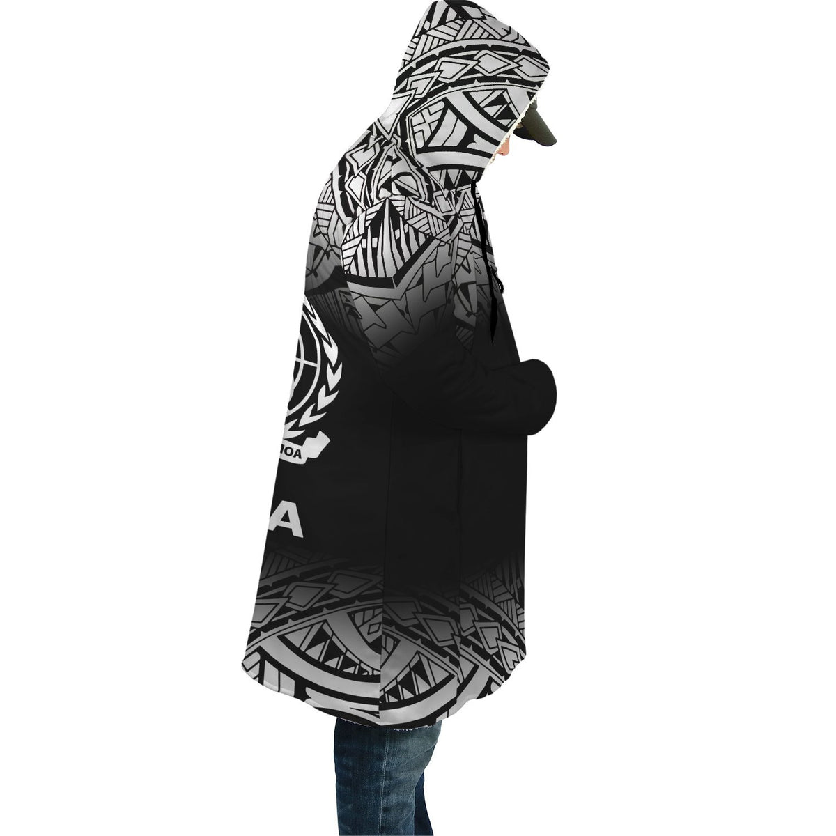 Samoa Cloak - Fog Black Style - Polynesian Pride