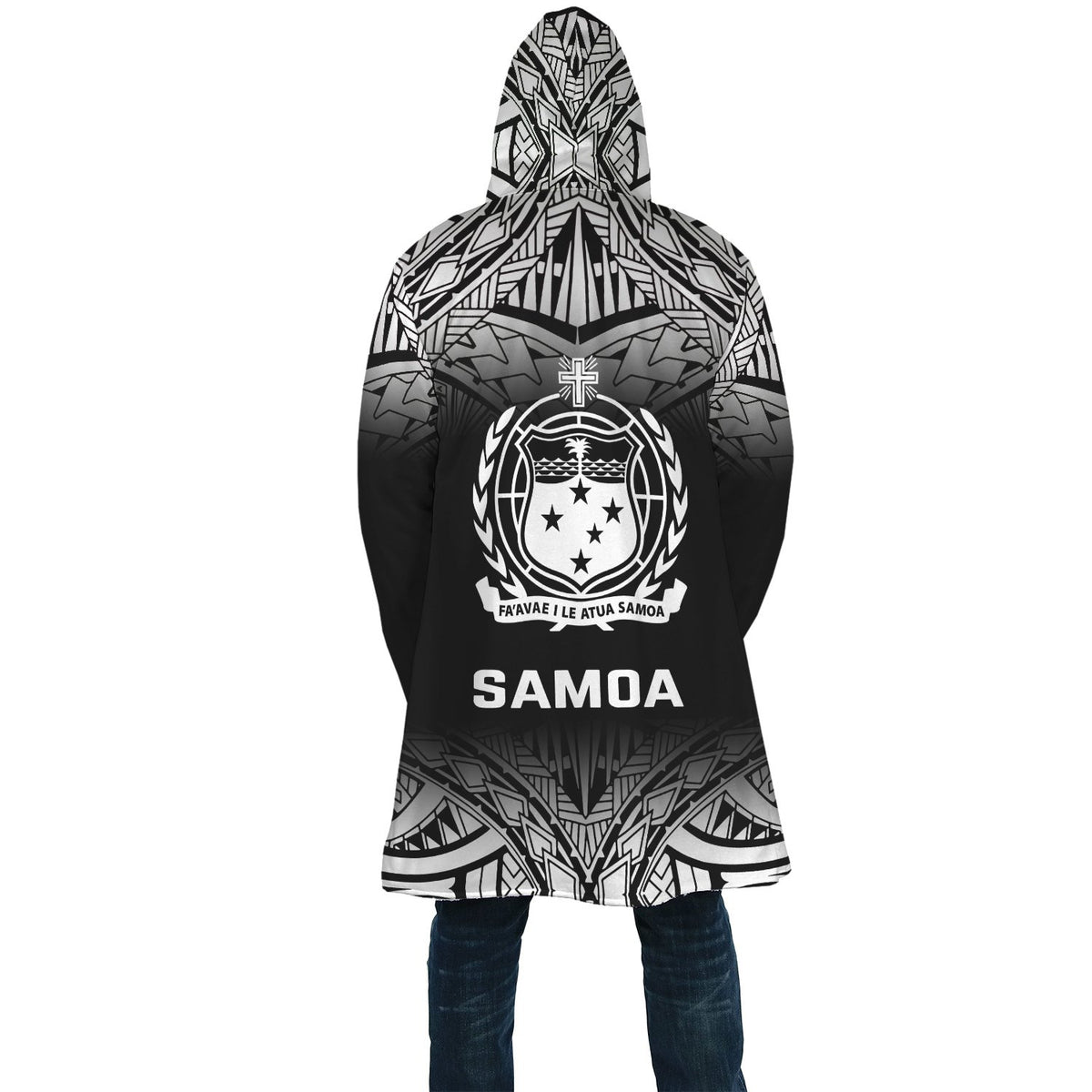 Samoa Cloak - Fog Black Style - Polynesian Pride