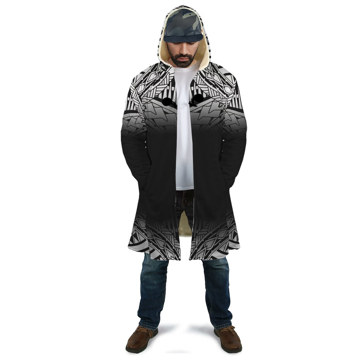 Tonga Cloak - Fog Black Style - Polynesian Pride