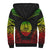 French Polynesia Sherpa Hoodie - Polynesian Chief Reggae Version - Polynesian Pride