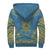 Tuvalu Sherpa Hoodie - Polynesian Chief Flag Version - Polynesian Pride