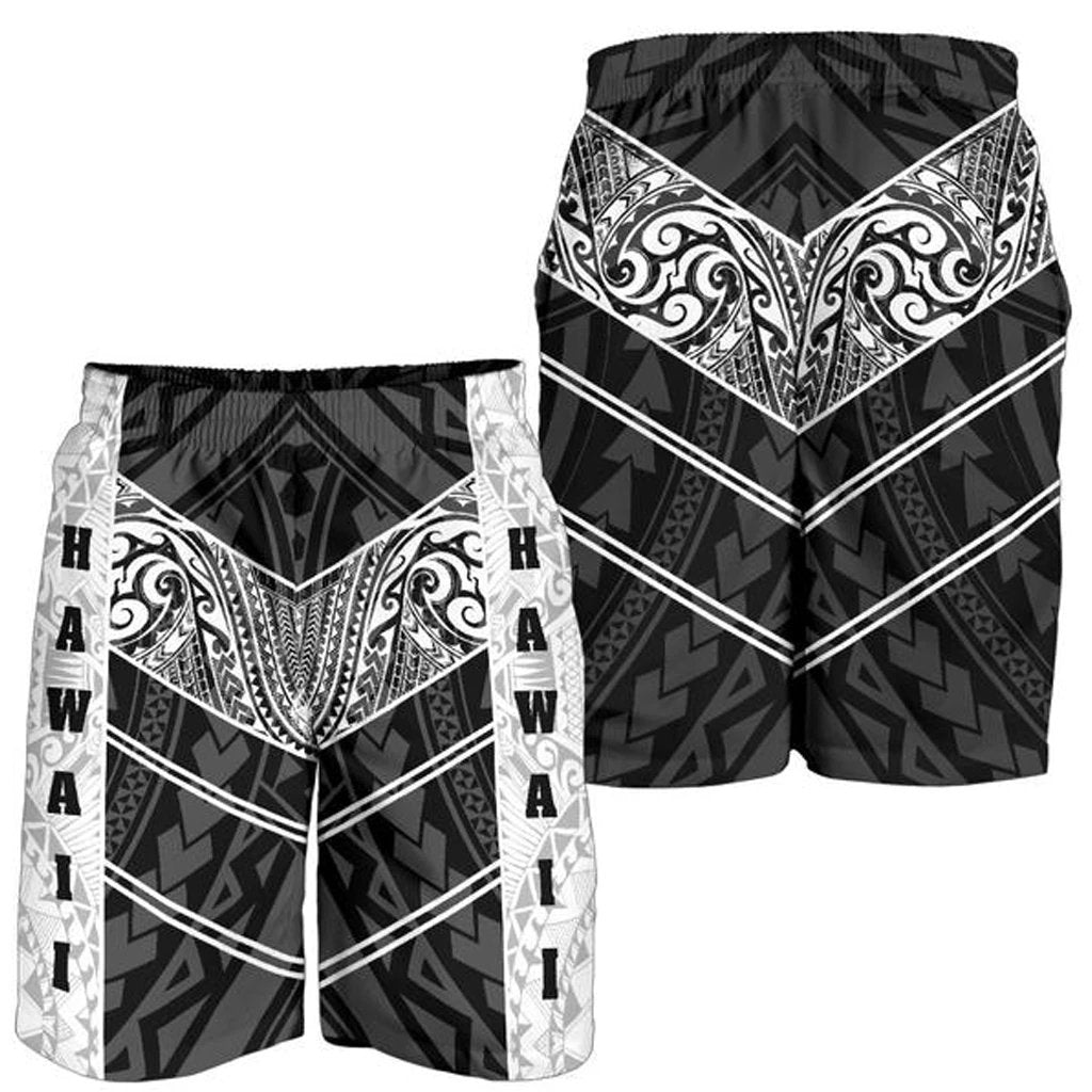 Hawaii Sport Men's Shorts White - Polynesian Pride