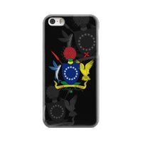 Cook Islands Phone Case - Coat Of Arms iPhone 5 Black One Style - Polynesian Pride