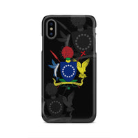 Cook Islands Phone Case - Coat Of Arms iPhone Xs Max Black One Style - Polynesian Pride