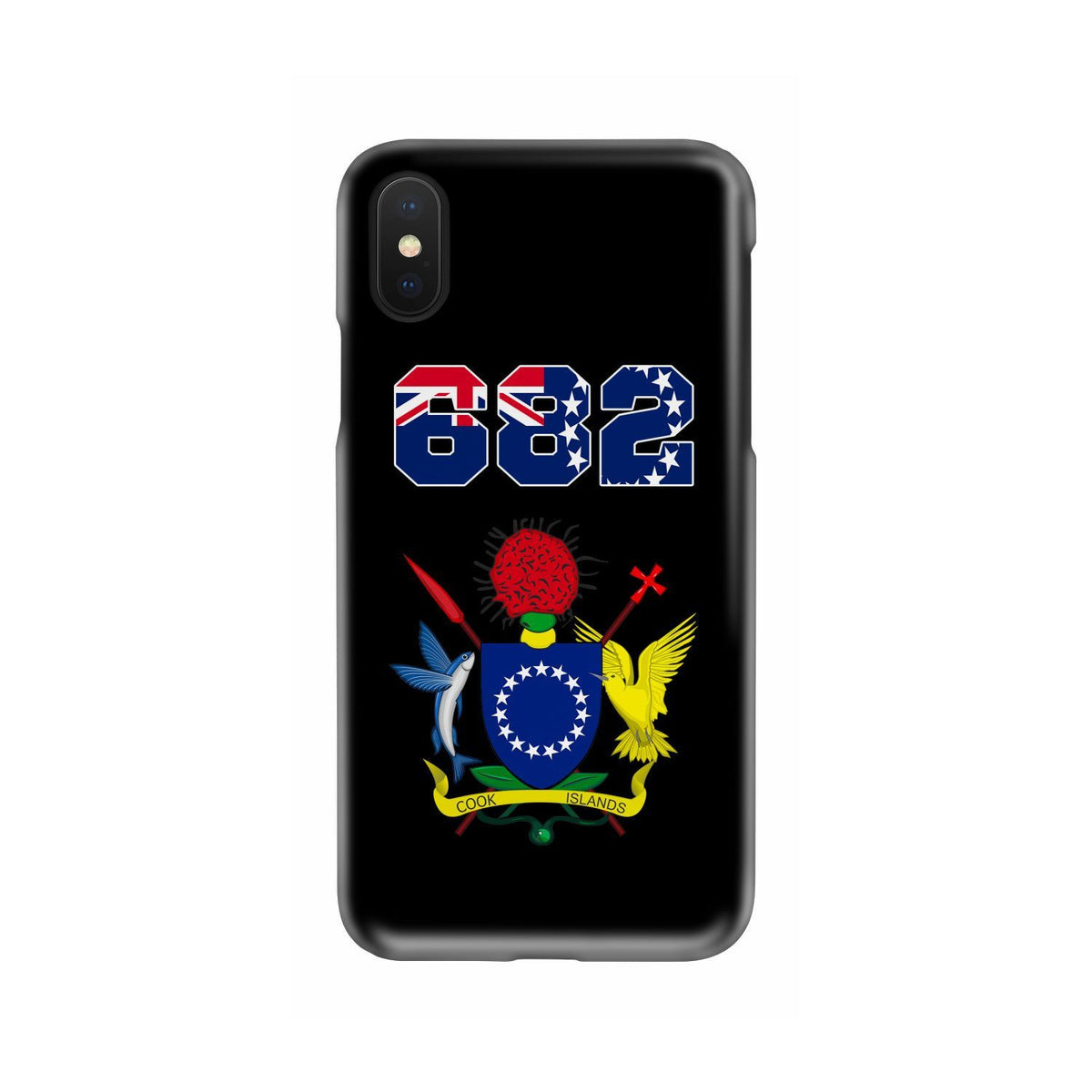 Cook Islands Phone Case - Coat of Arm Code - Polynesian Pride