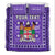 (Custom Personalised) Fiji Bedding Set Pattern - Fijian Tapa Pattern Purple LT13 - Polynesian Pride