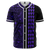 Hawaii Polynesian Kakau Baseball Jersey V.4 - Freestyle - Purple Purple - Polynesian Pride