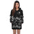 Yap Hoodie Dress Yap Flag Hibiscus Special Black - Polynesian Pride