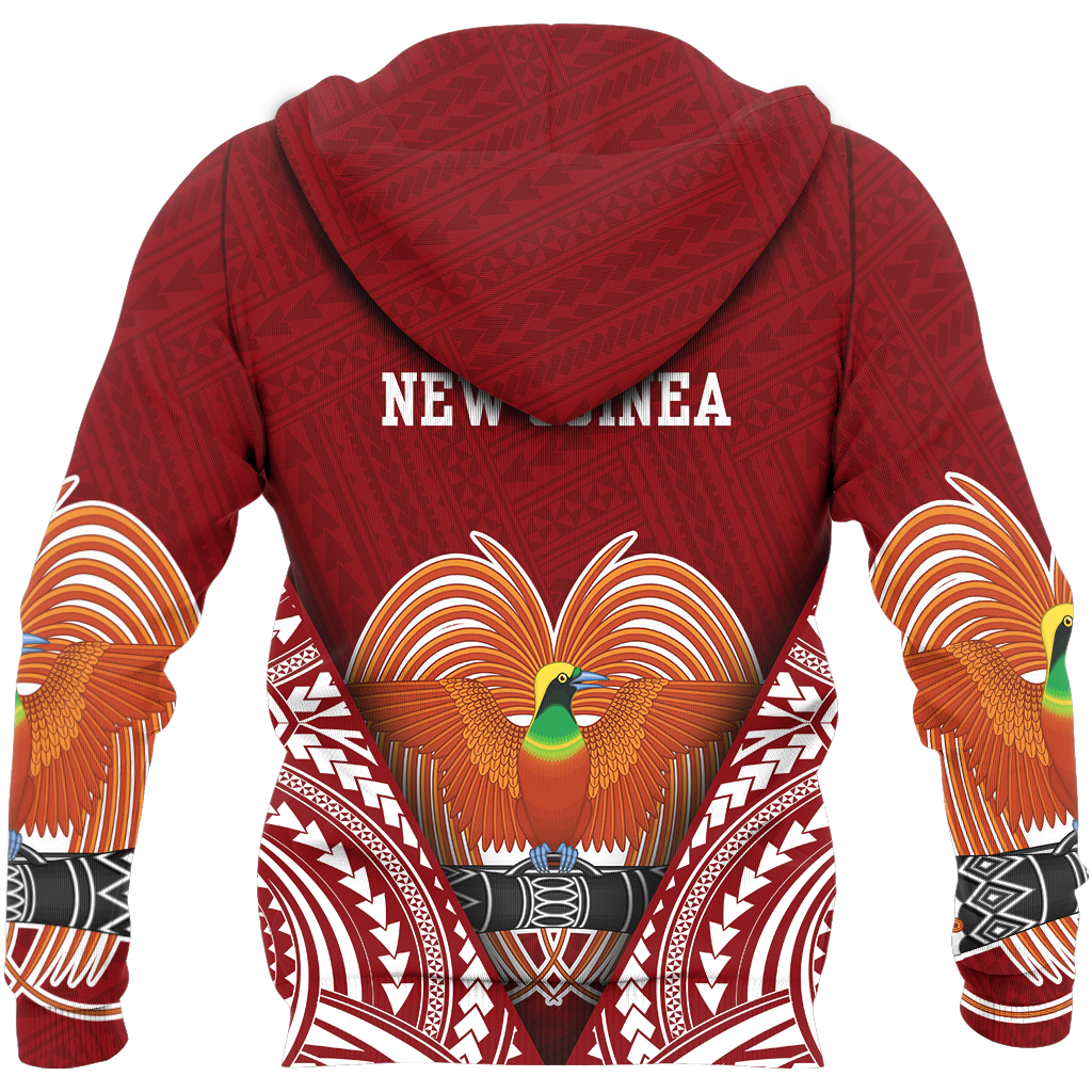 Papua New Guinea Legend Pullover Hoodie Papua New Guinea Flag Coat of Arms A16 - Polynesian Pride