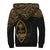 Guam Personalised Custom Polynesian Sherpa Hoodie - Curve Gold - Polynesian Pride