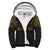 American Samoa Personalised Custom Polynesian Sherpa Hoodie - Horizontal Gold Gold - Polynesian Pride