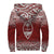 Guam Personalised Custom Polynesian Sherpa Hoodie - Fog Red - Polynesian Pride