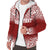 Guam Personalised Custom Polynesian Sherpa Hoodie - Fog Red - Polynesian Pride