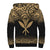 Polynesian Hawaii Personalised Custom Sherpa Hoodie - Fog Gold - Polynesian Pride