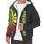 Tahiti (French Polynesia) Polynesian Personalised Custom Sherpa Hoodie - Reggae Line - Polynesian Pride