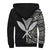 Polynesian Hawaii Personalised Custom Sherpa Hoodie - Line Black - Polynesian Pride