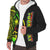 Guam Personalised Custom Polynesian Sherpa Hoodie - Line Reggae - Polynesian Pride